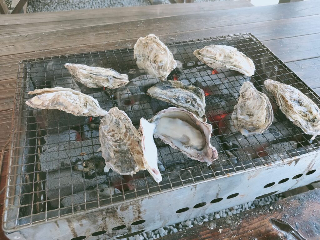 坪根漁港　牡蠣